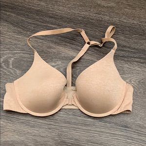 Victoria’s Secret nude lightlylined racerback 34B